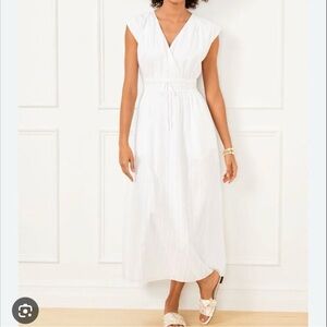Talbots White Midi Dress